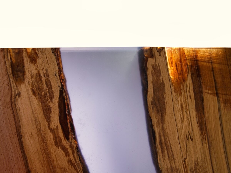 Esstisch Kern-Buche Epoxidharz transp. antrazit 2,00 x 1,00 m – Bild 5