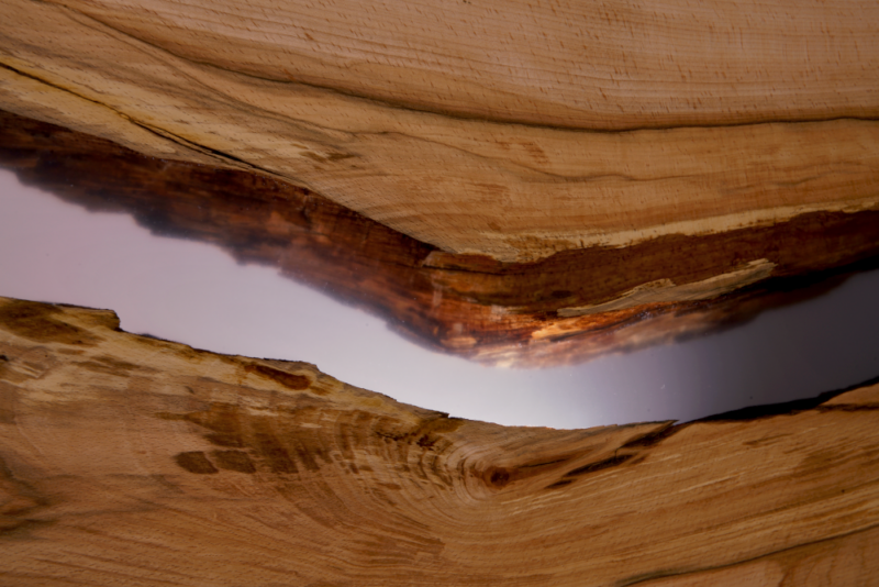 Esstisch Kern-Buche Epoxidharz transp. antrazit 2,00 x 1,00 m – Bild 7
